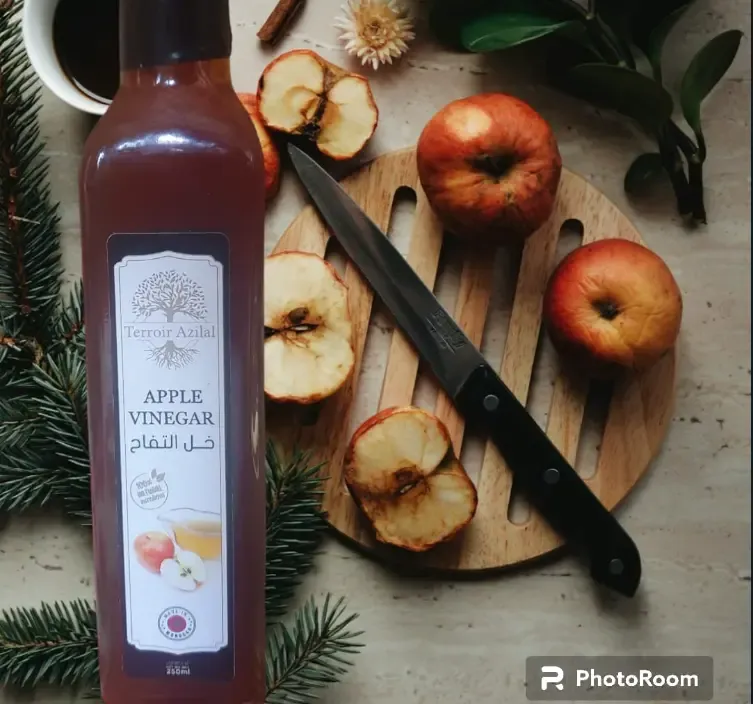 خل التفاح التقليدي