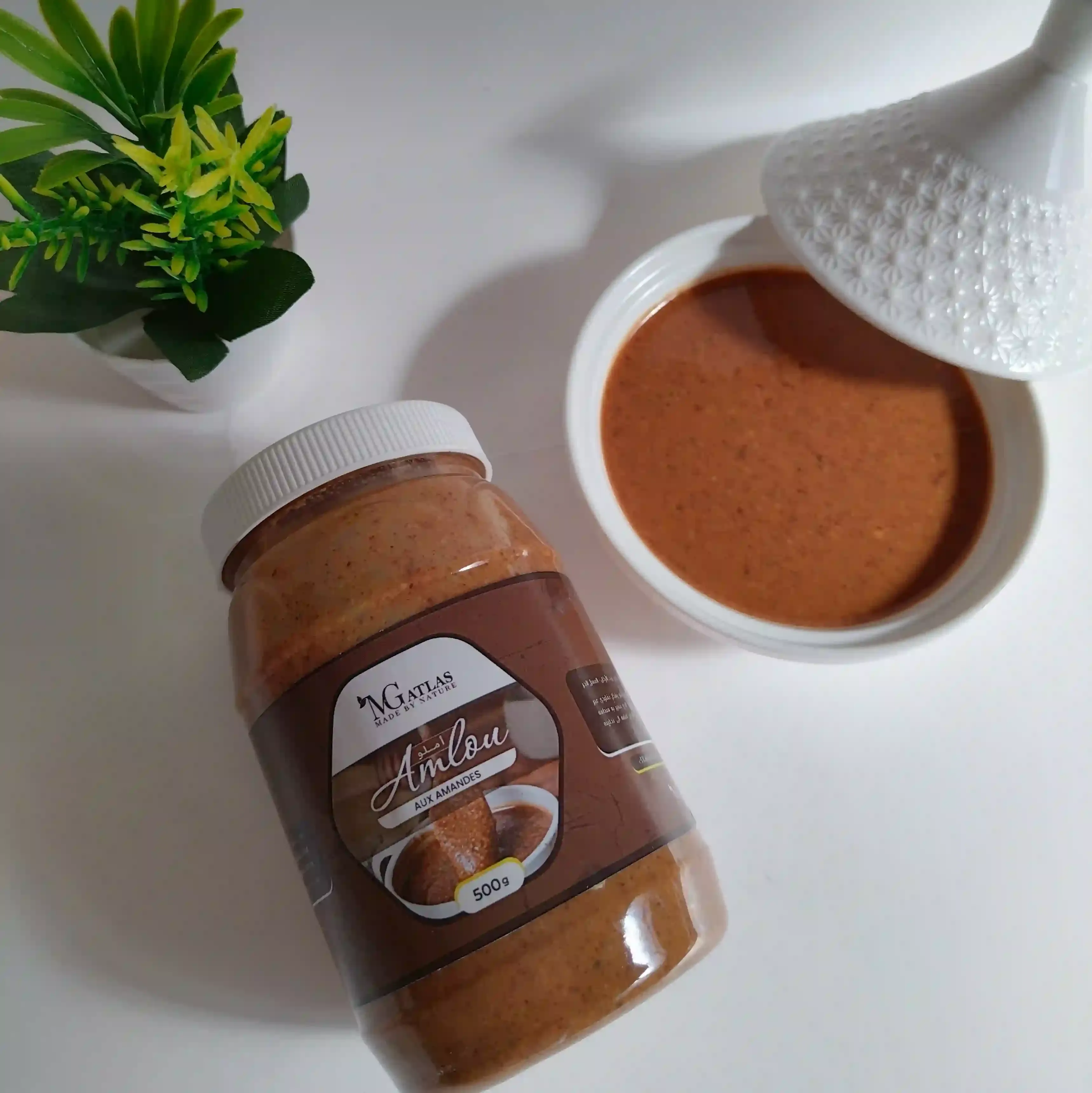 Amlou โ almonds, argan oil & free honey
