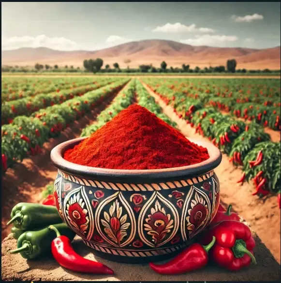 Dried local red pepper