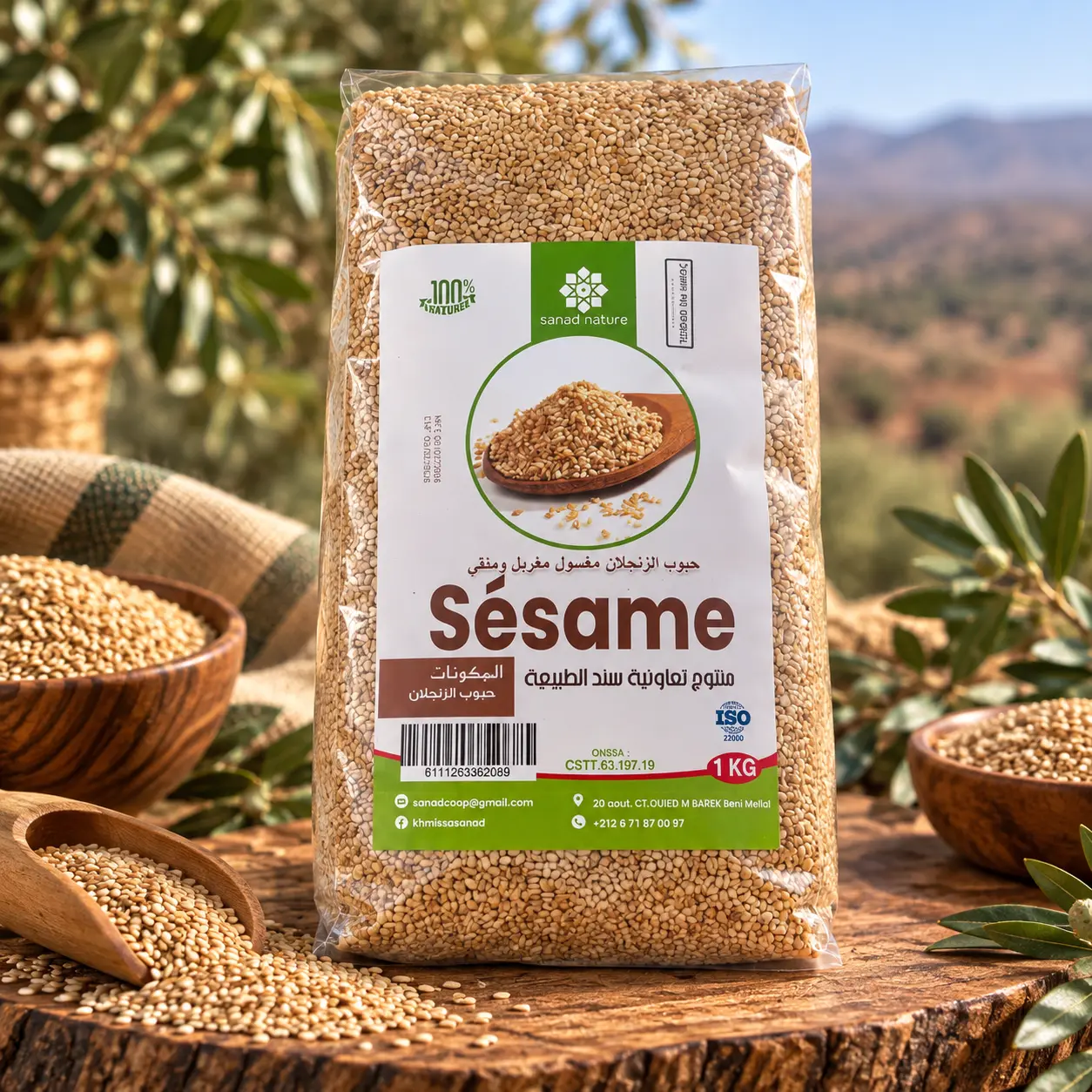 Local sesame seeds