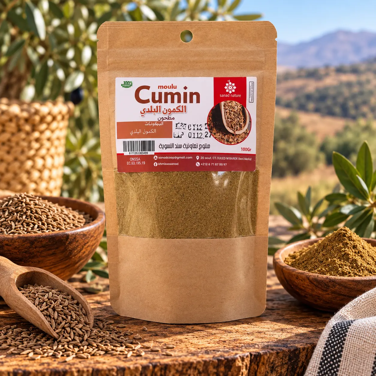 Ground beldi cumin