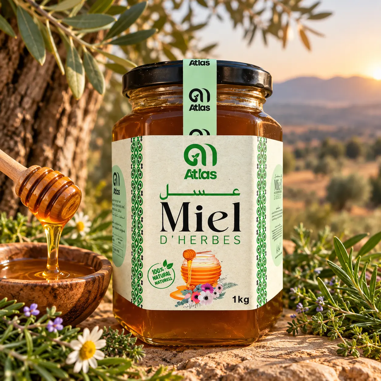 Free wildflower honey