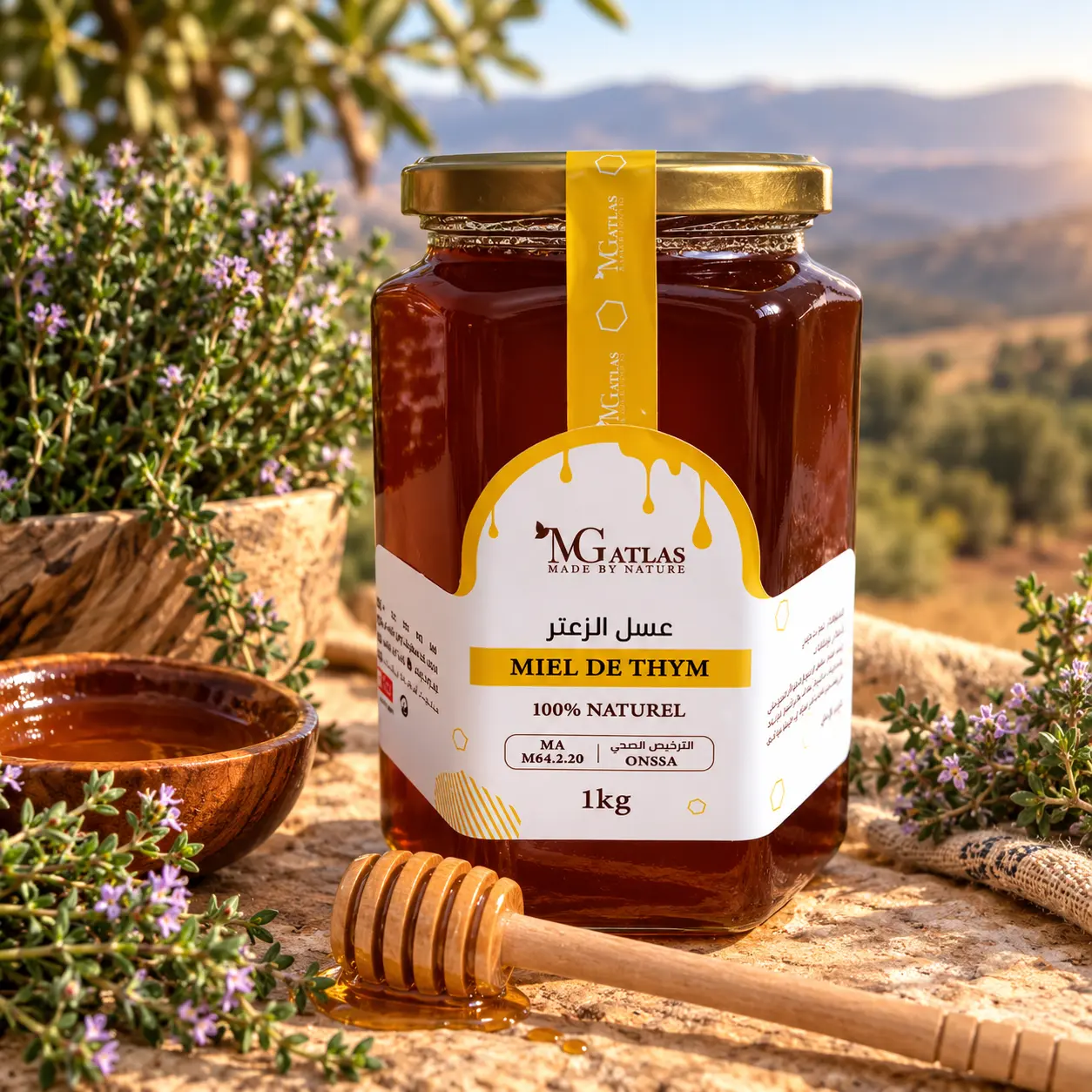 Free wild thyme honey