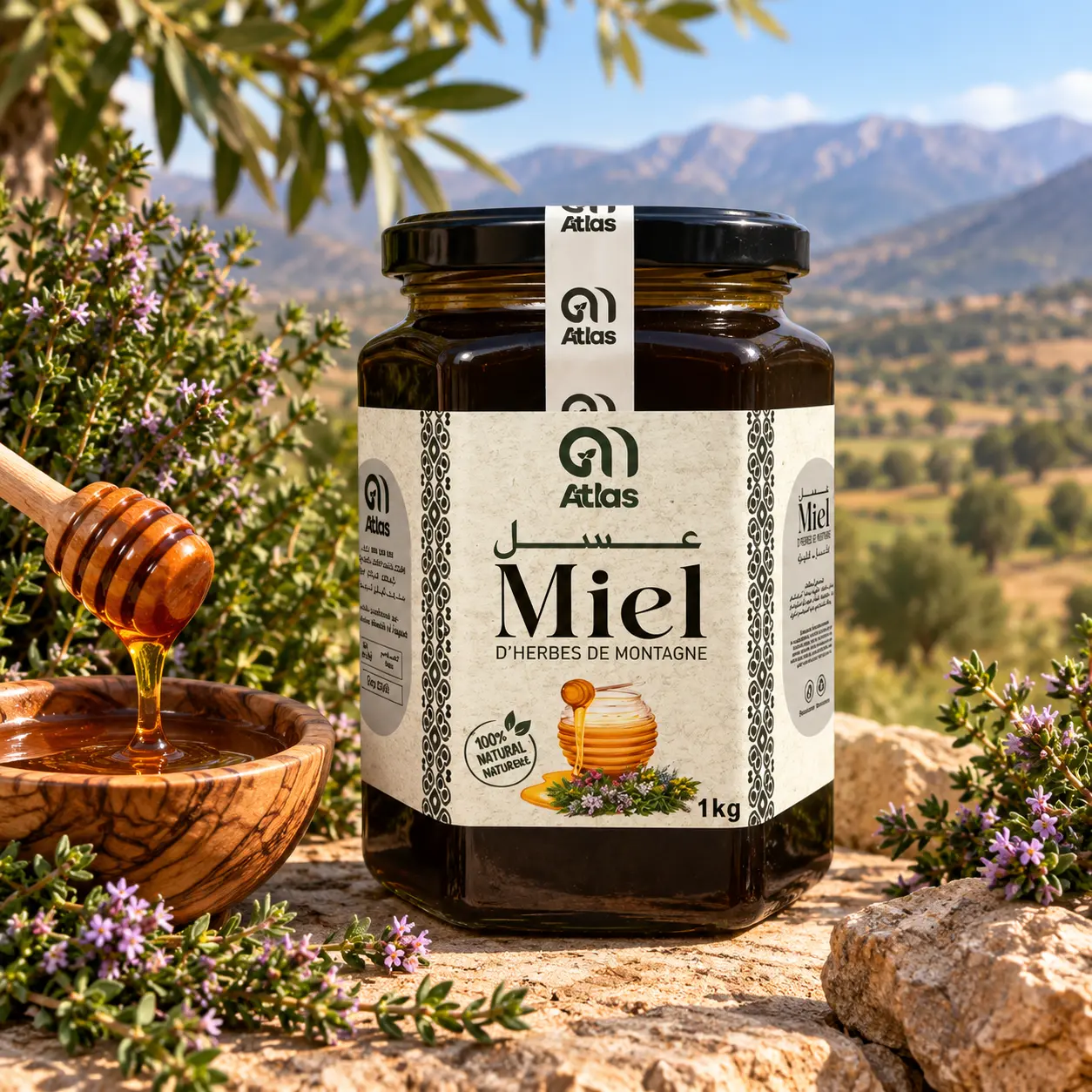 Free mountain honey